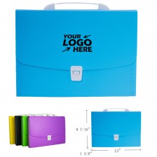 A4 Plastic Portable Multi-Layer Document Bag